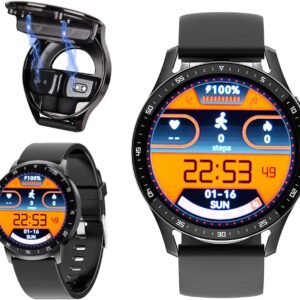 Alternative view of Exclusive for New Users [$1.98]：SEMAIZON Smart Watch with Earbuds, 2 in 1 Sports Watch with Wireless Earphones, 1.39" IPS Large Touch-Screen IP67 Waterproof Rugged Fitness Tracker (Answer/Calls)