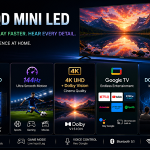 Alternative view of Skyworth 75" X6800K 144Hz QD MiniLED Google Smart TV with Dolby Atmos