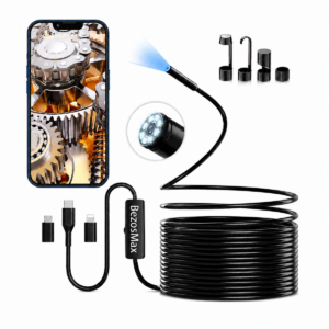 BezosMax 3.5M 3-in-1 Endoscope Camera, Borescope Inspection Snake Tool