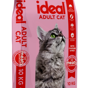 Ideal Cat Dry Food - Made with Meaty Goodness 10kg